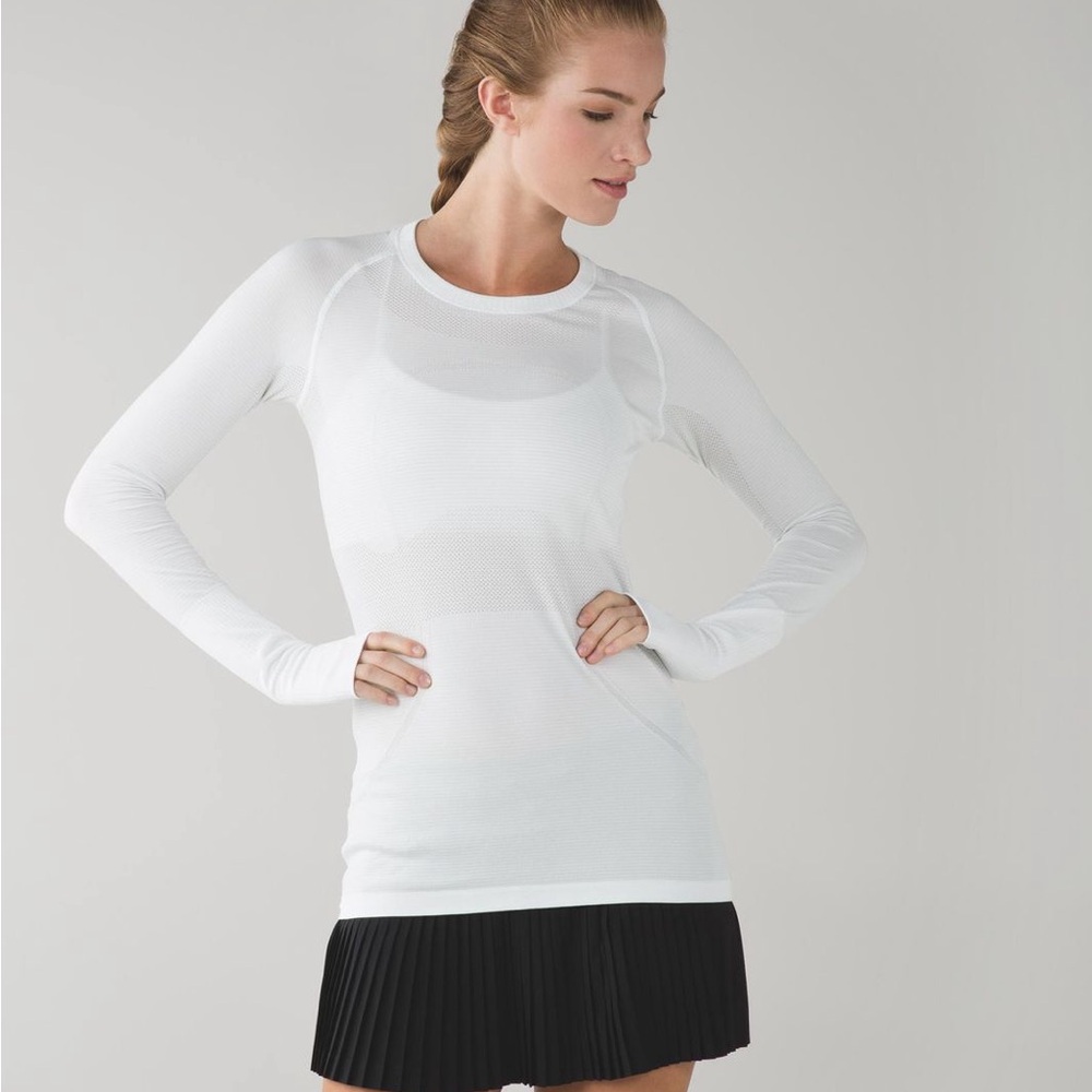 Lululemon Swiftly Tech LS white